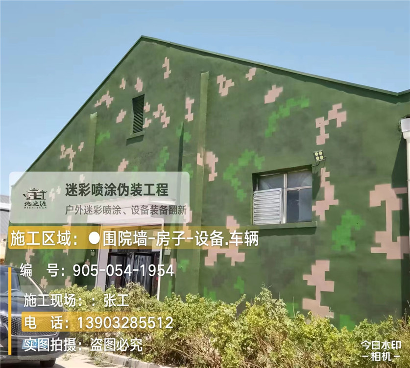 通化外墙数码迷彩漆施工报价清单（100㎡标准墙面测算）